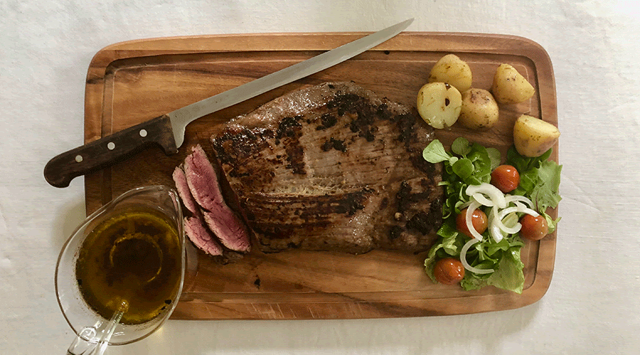 Receta de carne marinada a la plancha