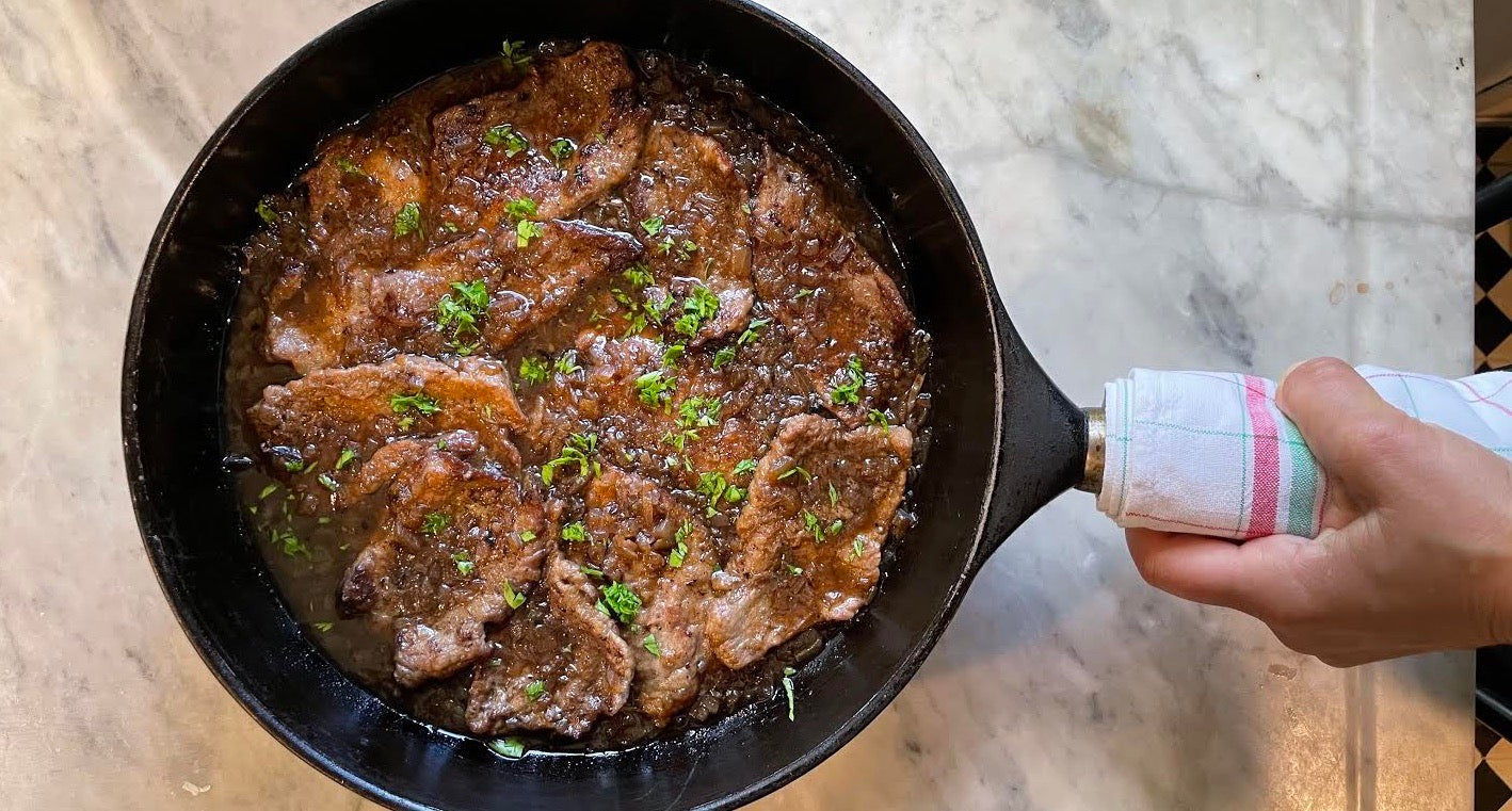 escalopines de añojo receta