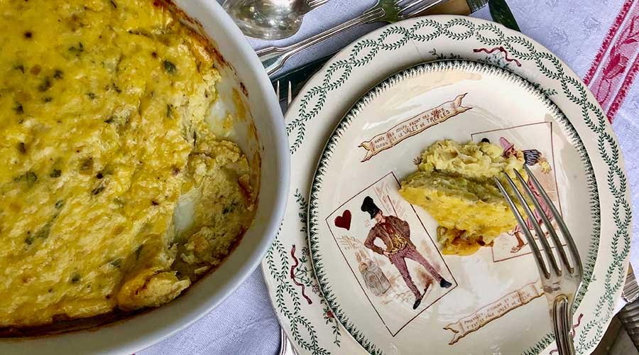 Quiche de Calabacín y Puerro