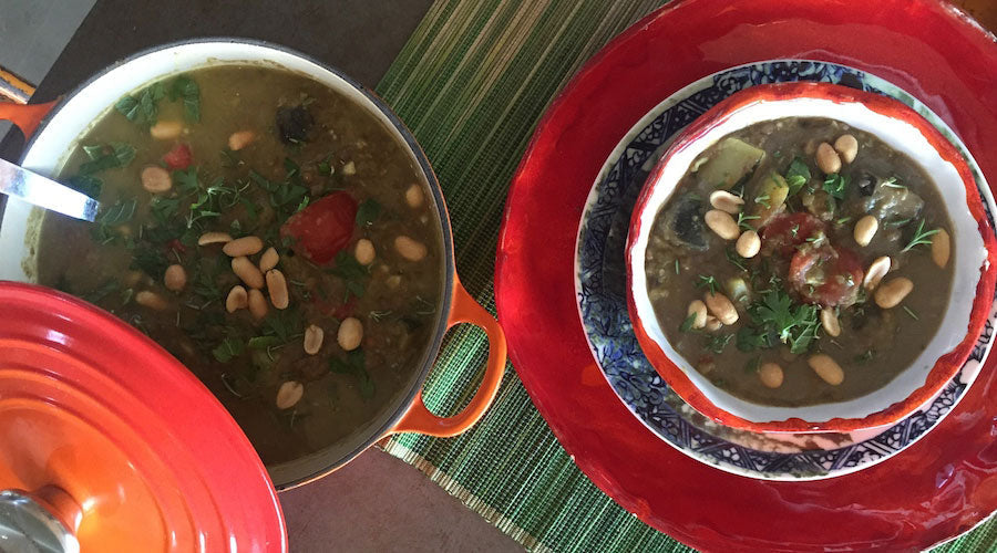 Curry de lentejas con verduras