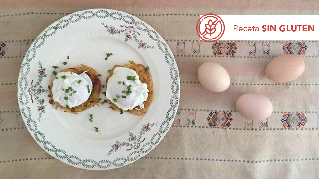 Rösti con huevo escalfado