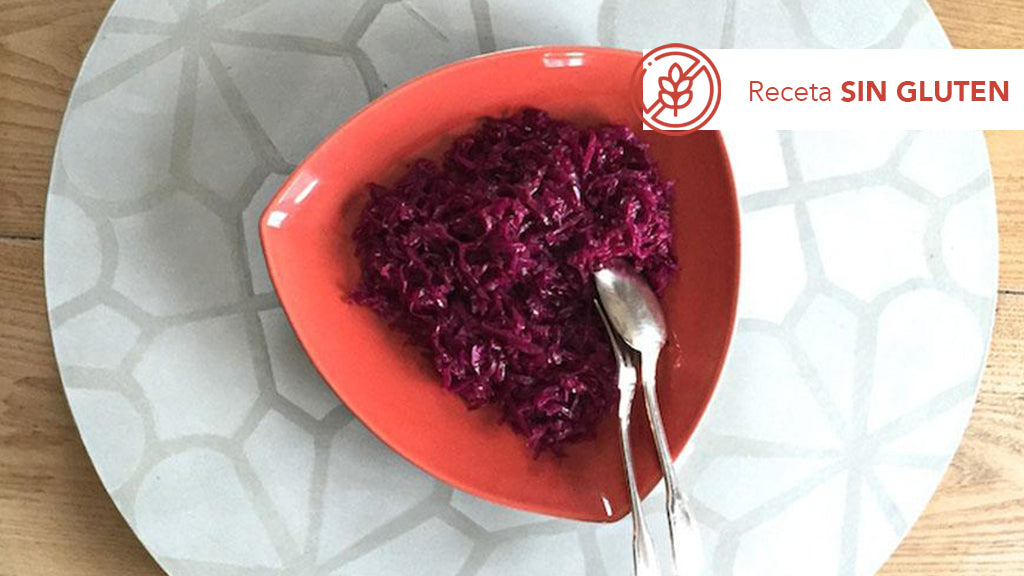 Ensalada de lombarda caliente