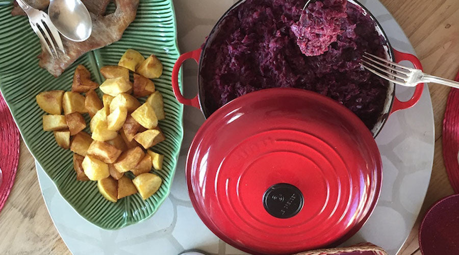 Lombarda con manzana