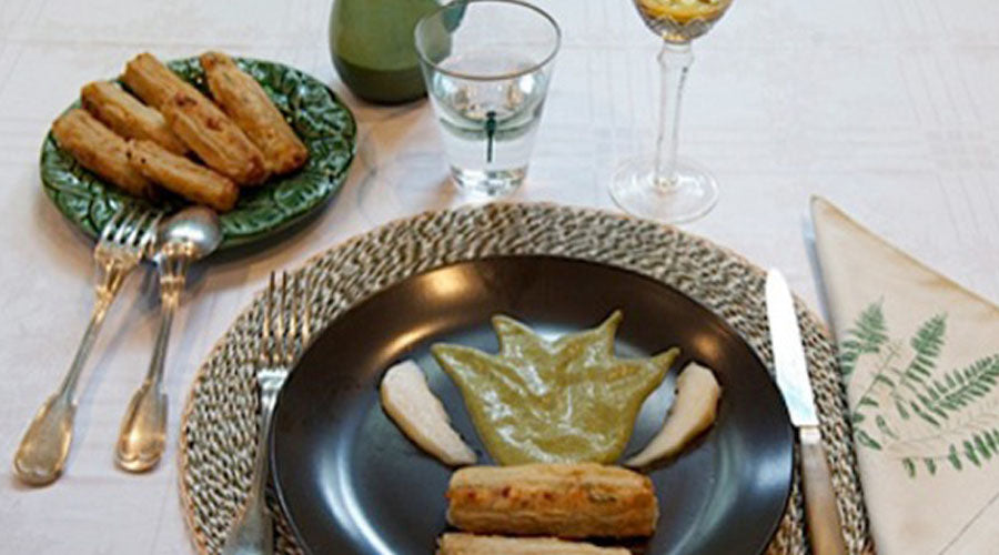 Pencas de Acelgas Fritas y Pera