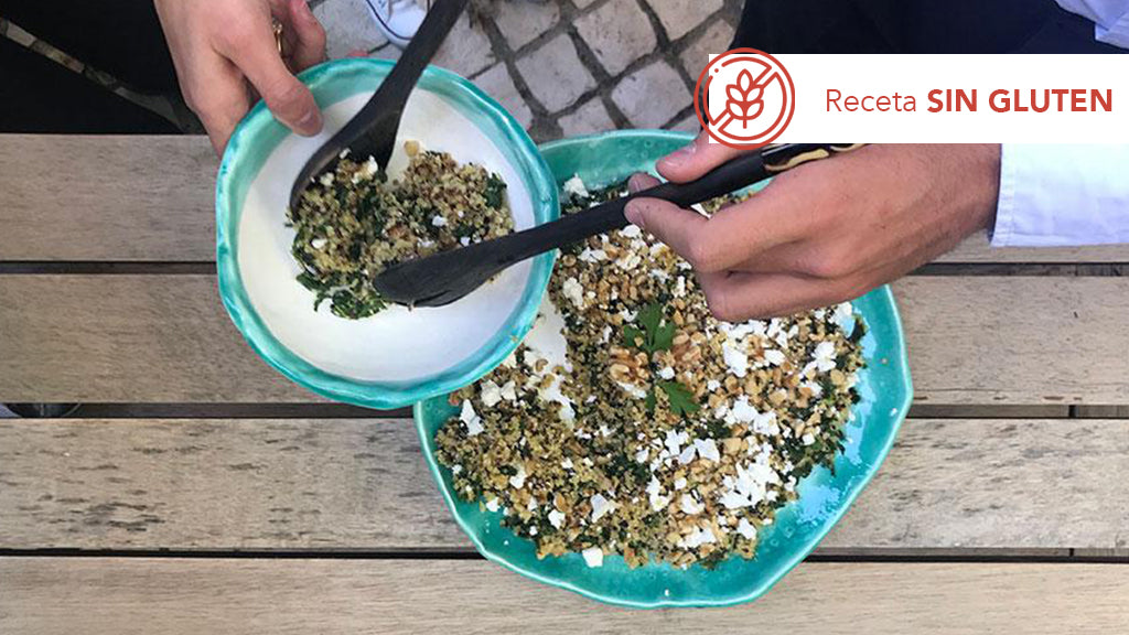 Receta ensalada de quinoa y kale