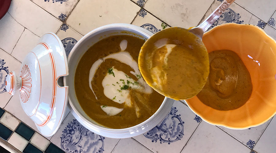 Crema de zanahoria especiada