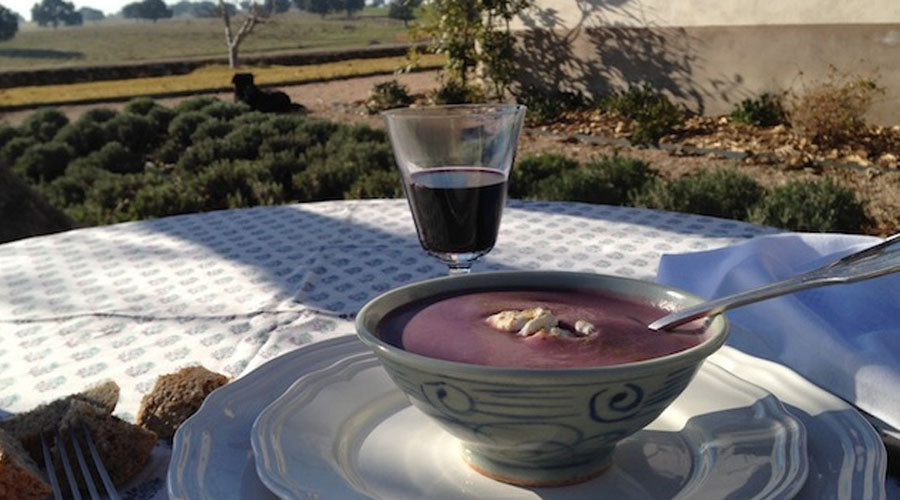 Crema de Lombarda al estilo Centroeuropeo