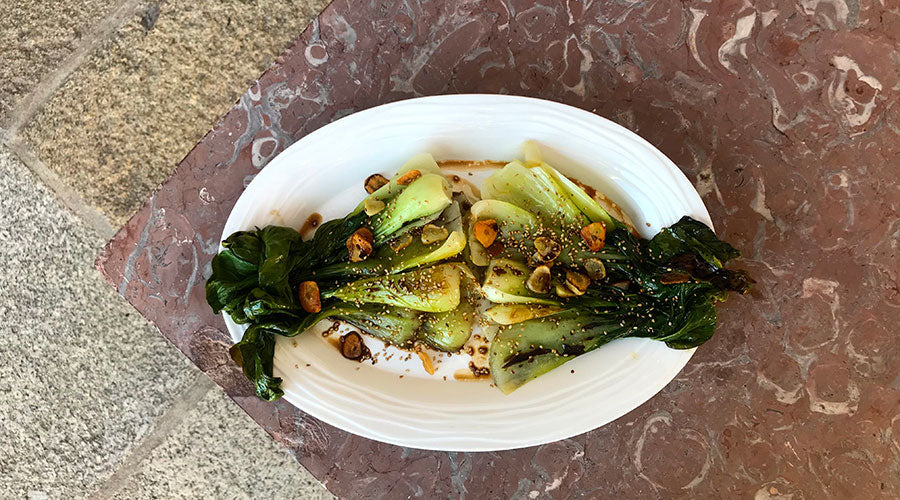 Pak Choi salteado con sésamo