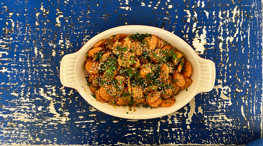 Zanahorias glaseadas al limón