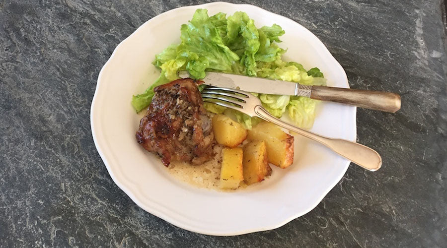 receta de cordero al horno asado a la segoviana