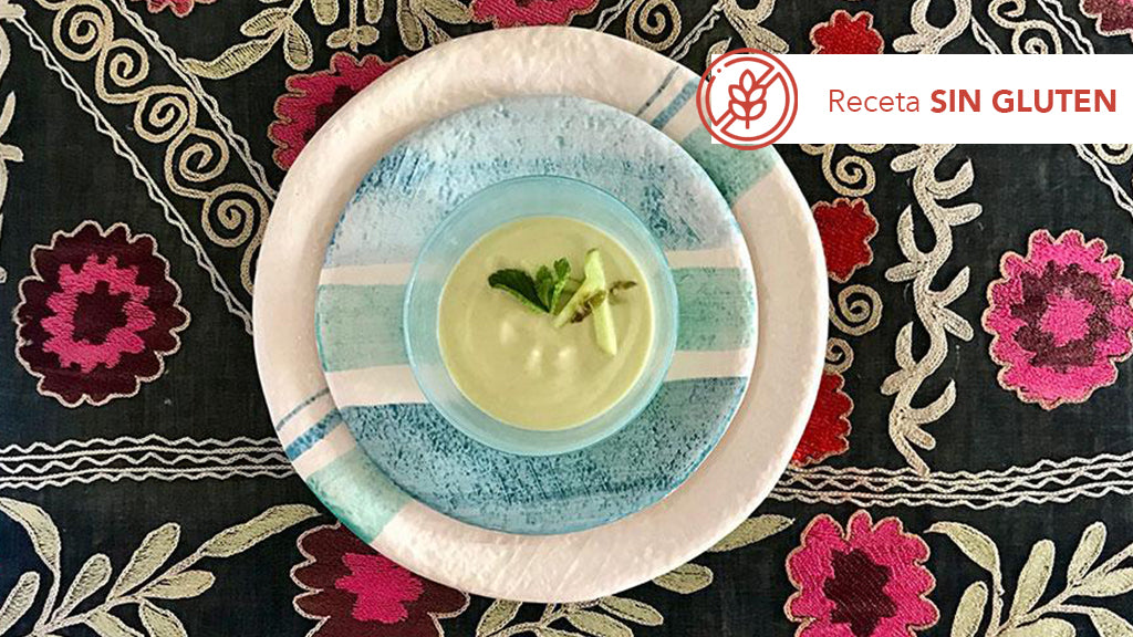 Receta de crema de manzana con aguacate