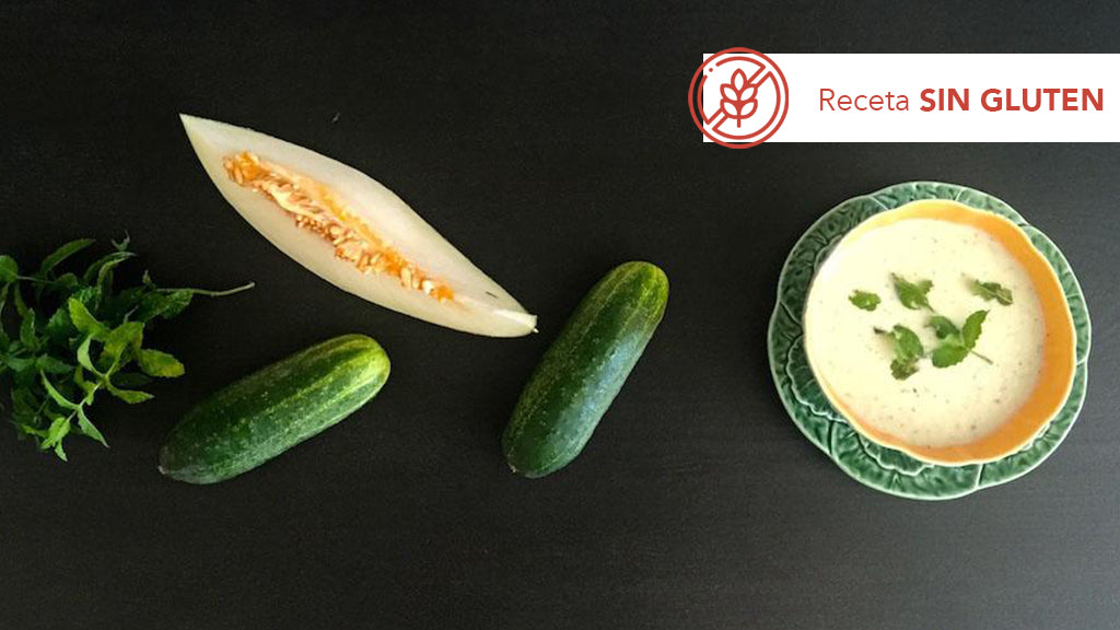 Crema fría de melón y pepino al estilo de Iciar y Paz