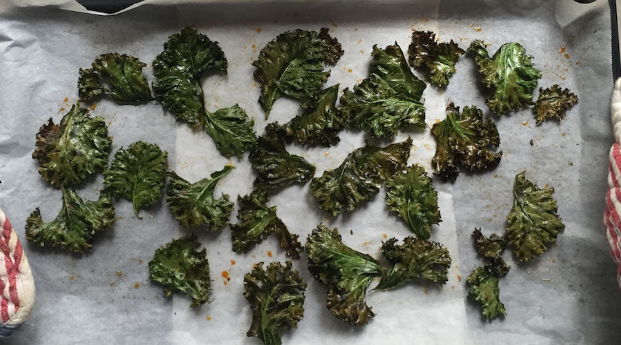 Chips de kale: receta paso a paso