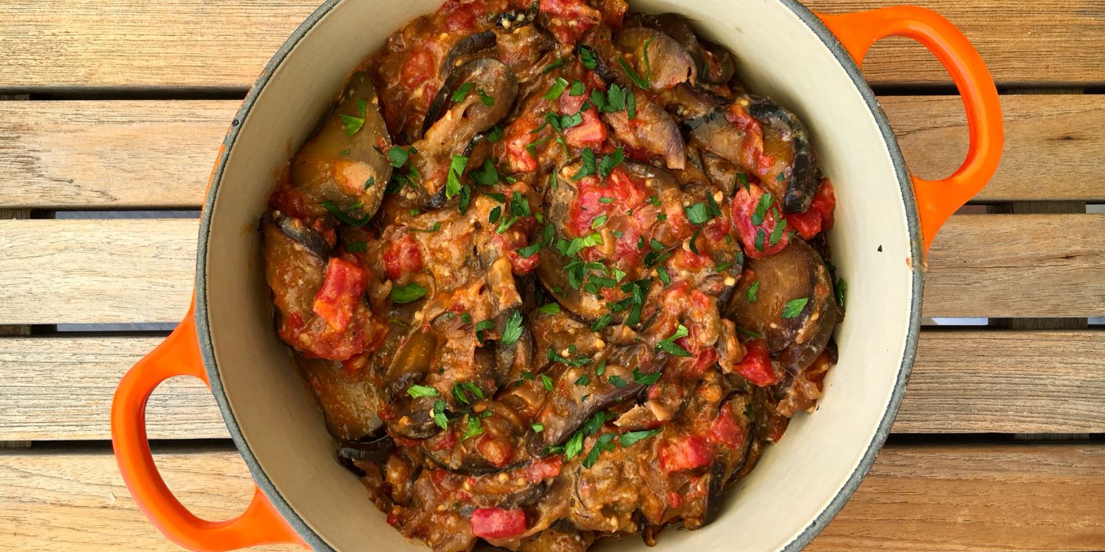 Fricasé  de berenjenas