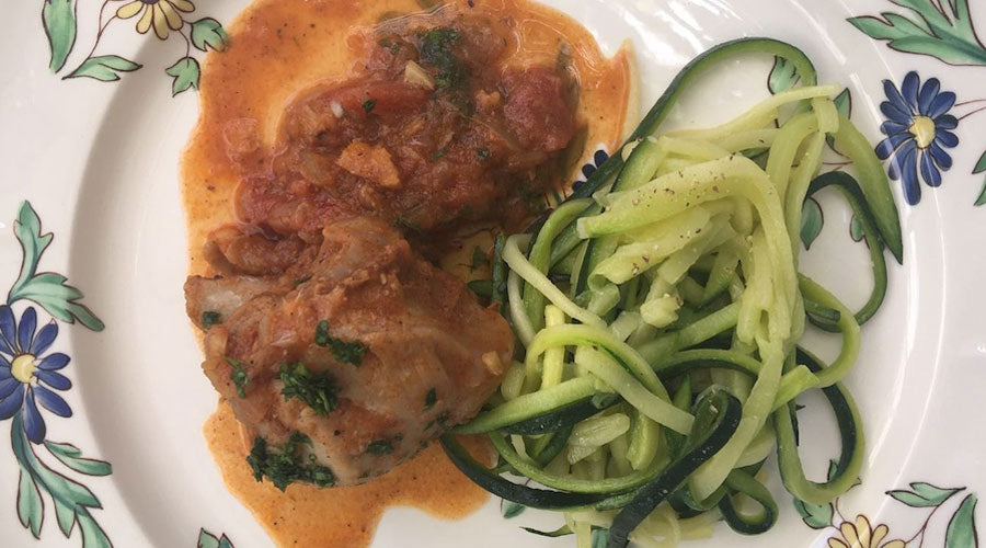 Receta de pollo al curry para la slow cooker