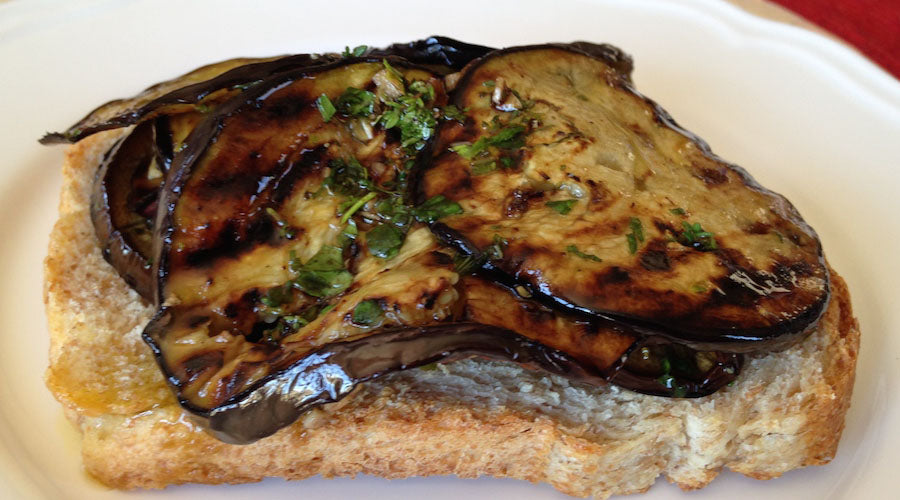 Bruschetta de Berenjenas a las hierbas