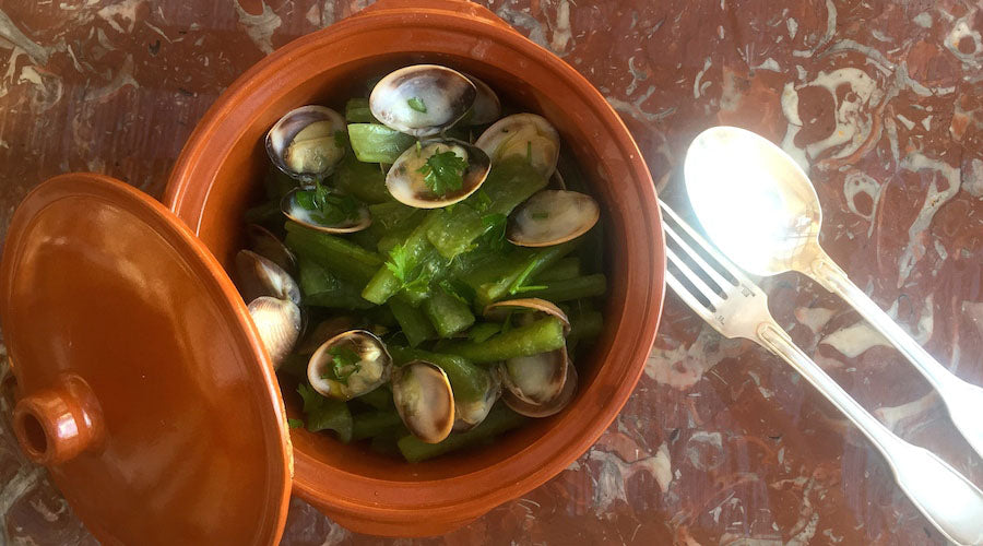 Borrajas con almejas