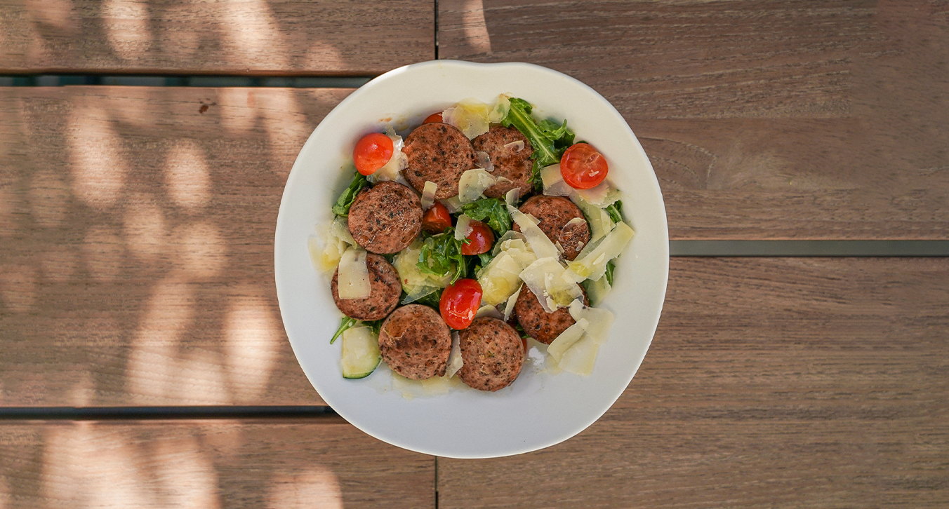 Ensalada de Fiambre de pollo salteado