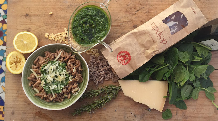 Salsa Pesto de espinacas