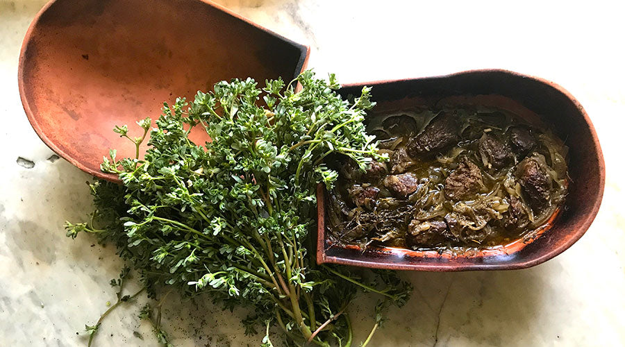 Carne guisada en Romertopf