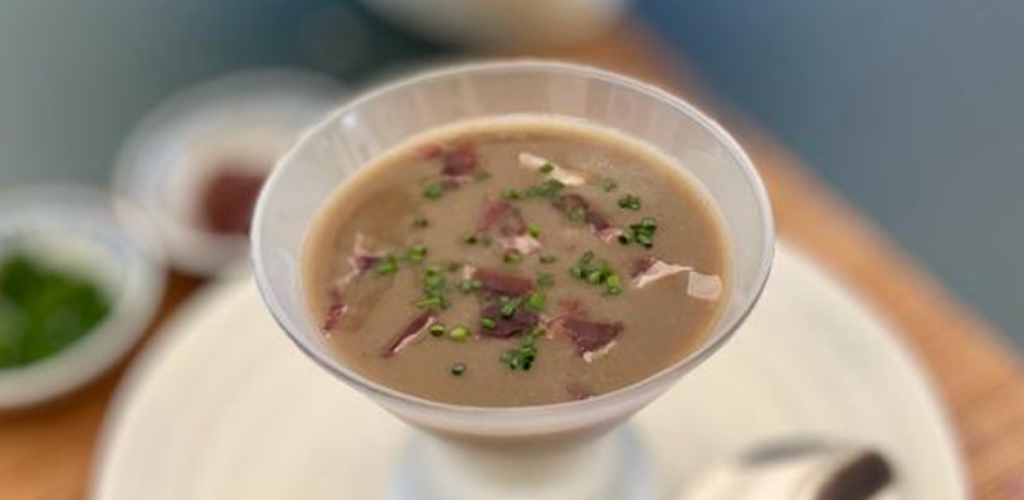 Crema fría de setas