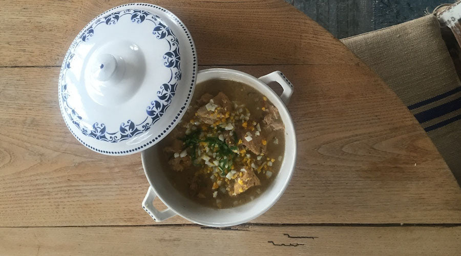 Receta antigua de pollo en pepitoria