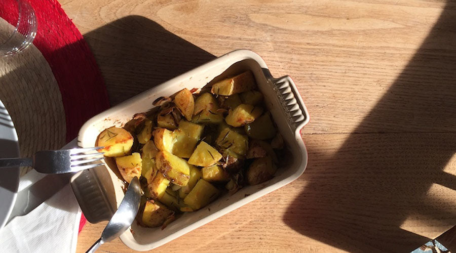 Patatas con ajo y romero
