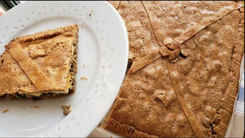 Empanada chilena con carne de buey