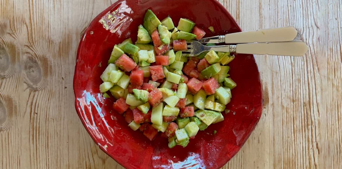 Ensalada veraniega de sandía